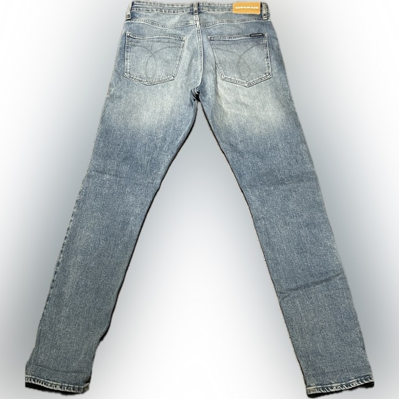 Calvin Klein men jeans. Blue denim size 32 us skinny fit. 98% cotton 2% elastane - Picture 5 of 5